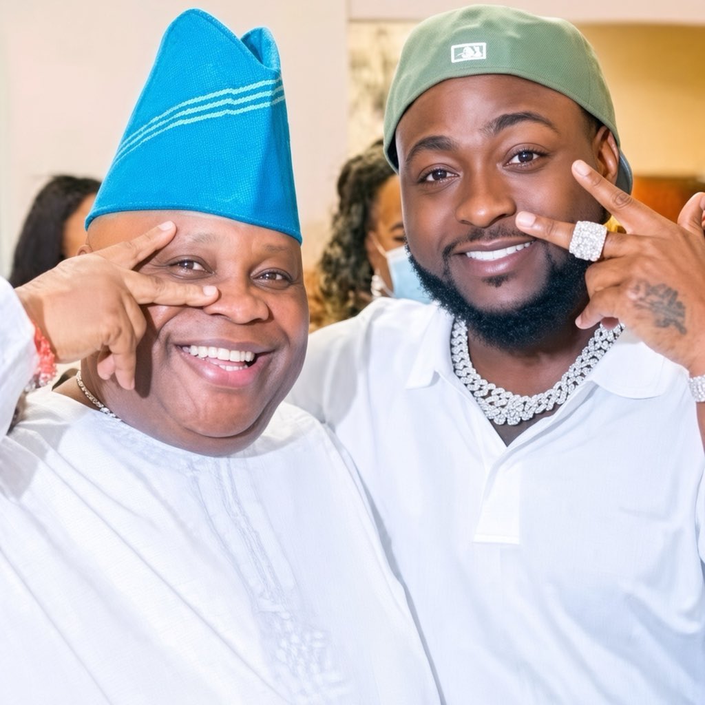Davido celebrates uncle Adeleke’s Osun re-election